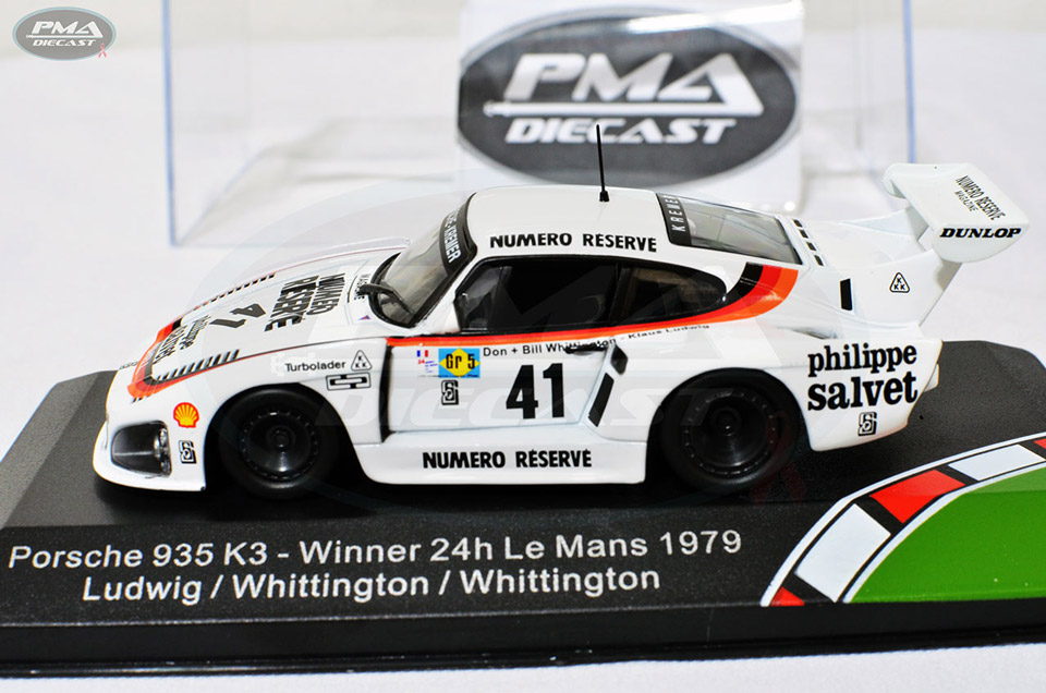 BILL WHITTINGTON, DON WHITTINGTON, KLAUS LUDWIG 1979 PORSCHE KREMER RACING PORSCHE 935 K3 1:43